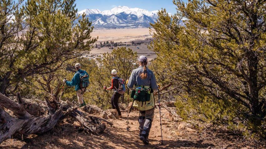 Winter Hiking Buena Vista & Salida, Colorado