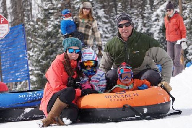 Tubing On Snow