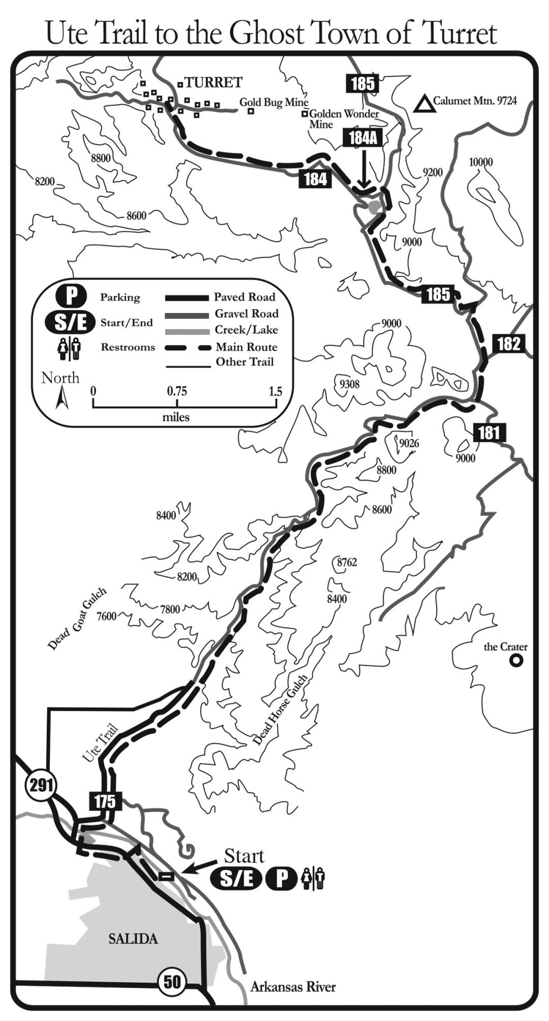 Ute-Trail-to-Ghost-Town-of-Turret-map - Buena Vista & Salida, Colorado ...